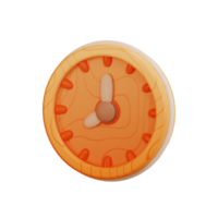 icono de reloj de tiempo educación ilustración 3d png