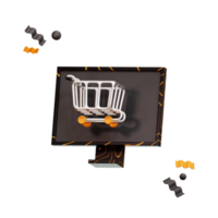 computer 3d-illustration e-commerce png