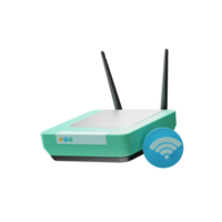 Smart Home Wifi 3d Illustration