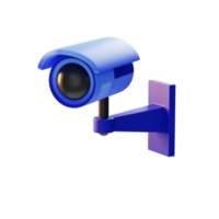 ilustração 3d de ícone eletrônico de dispositivo de cctv png