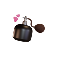 3d icono cosmético lujoso, perfume clásico png