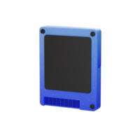 SSD Device Electronic icon 3d illustration png