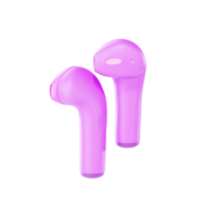 Ear Buds Electronic Device, 3d Illustration png