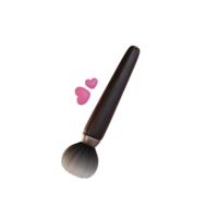 3D-pictogram cosmetische luxe, borstel png