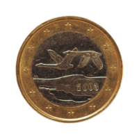 1 euro coin, European Union, Finland transparent PNG