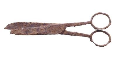 Rusted scissors transparent PNG