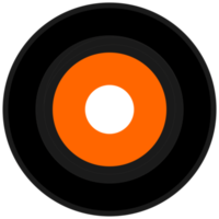 Vinyl-Schallplatte transparent png