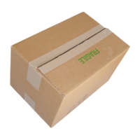 Small packet parcel box transparent PNG