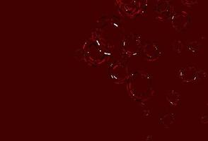 Light Red vector background with bubbles.