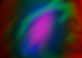 Dark Multicolor, Rainbow vector abstract bright background.