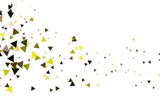 Light Red, Yellow vector background with triangles.