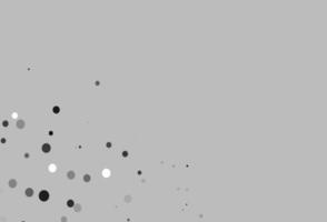 Light Silver, Gray vector texture with disks.