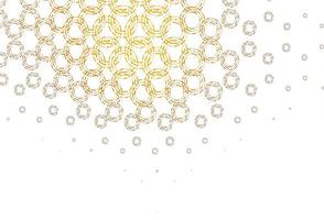 Light yellow, orange vector template with circles.