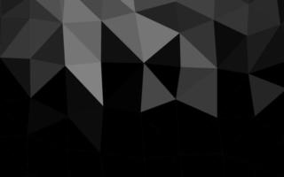 Dark Silver, Gray vector low poly cover.