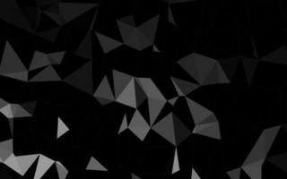 plata oscura, vector gris brillante fondo triangular.