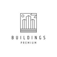 Building Logo Vector Design Template on white backround