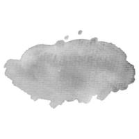 Gray abstract watercolor brush strokes painted background. Texture paper. Vector illustration.