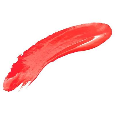 Acrylic paint smear on white background.