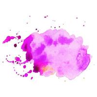 Abstract isolated colorful vector watercolor splash.