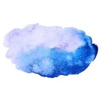 Blue abstract watercolor brush strokes painted background. Texture paper. Vector illustration.