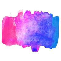 Abstract isolated colorful vector watercolor splash. Grunge element for paper design. Vector illustration