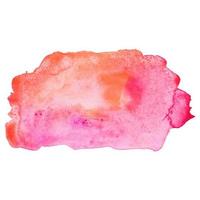 Abstract isolated colorful vector watercolor splash.