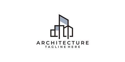 Modern architecture logo vector design