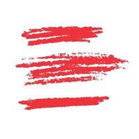 Red highlighter marker Royalty Free Vector Image