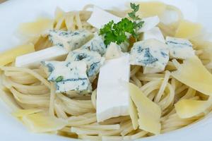 Pasta with cheese photo