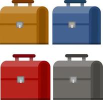 Suitcase. Luggage for the trip. vector