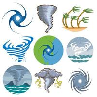 Hurricane vector graphic clipart design