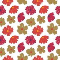 Floral Seamless Vector illustration pattern Background