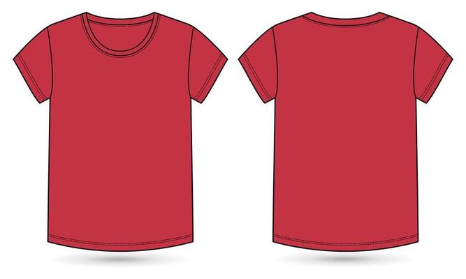 Red T Shirt Template Vector Art, Icons, and Graphics for Free Download