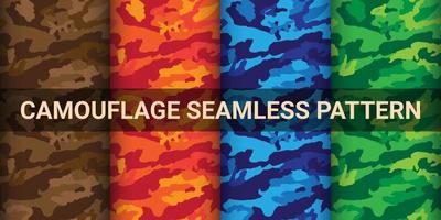 Texture military camouflage seamless vector pattern Background