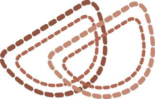 Abstract figures in neutral tones. Simple vector illustration, for children, magazines, advertising, logo, mobile applications.