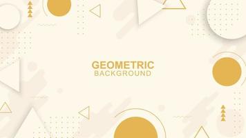 Geometric shape background with modern design vector