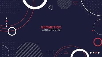 Geometric shape background with modern design vector