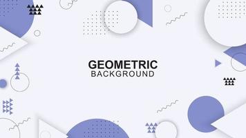 Geometric shape background with modern design vector