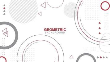 Geometric shape background with modern design vector