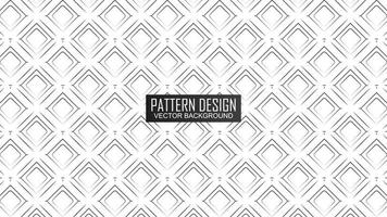 White background with squares pattern design vector