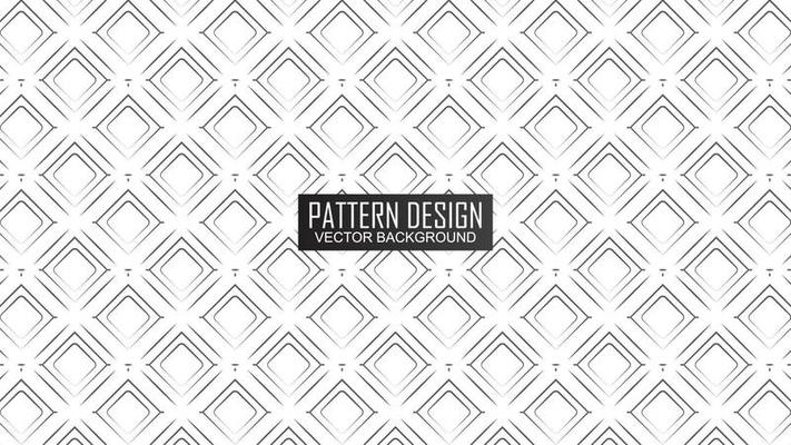 White background with squares pattern design