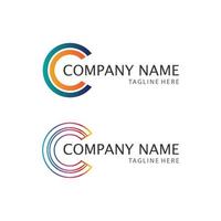 C logo for Vitamin and font C letter Identity and design business