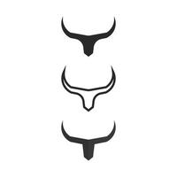 toro cabeza de búfalo vaca animal mascota diseño de logotipo vector para deporte cuerno búfalo animal mamíferos cabeza logo salvaje matador