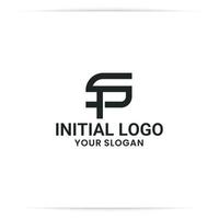 logo design lettering ds symbol vector