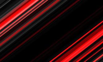 Absract red black lines speed dynamic geometric pattern design modern futuristic technology background vector