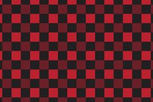 Plaid pattern seamless vector. Dark textured tartan check background vector