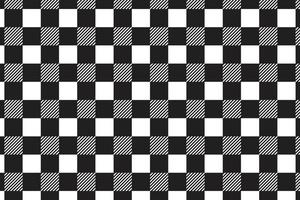 Plaid pattern seamless vector. Dark textured tartan check background vector