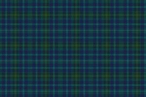 Plaid pattern seamless vector. Dark textured tartan check background vector