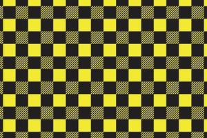 Plaid pattern seamless vector. Dark textured tartan check background vector