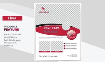 flyer brochure cover design layout space, vector illustration. template in A4 size